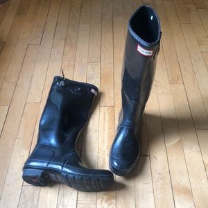 Black/ Shiny Hunter boots